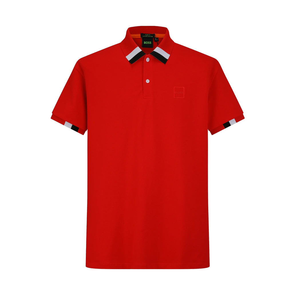 Camiseta 58180 Tipo Polo Roja Para Hombre