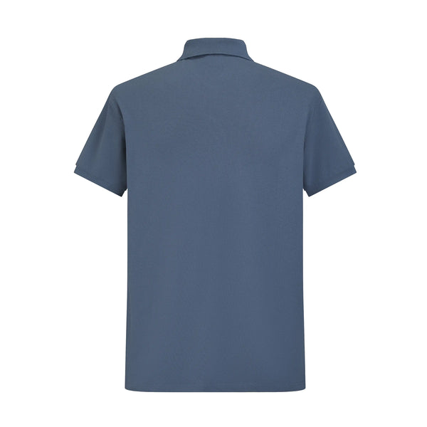 Camiseta 58180 Tipo Polo Azul Para Hombre