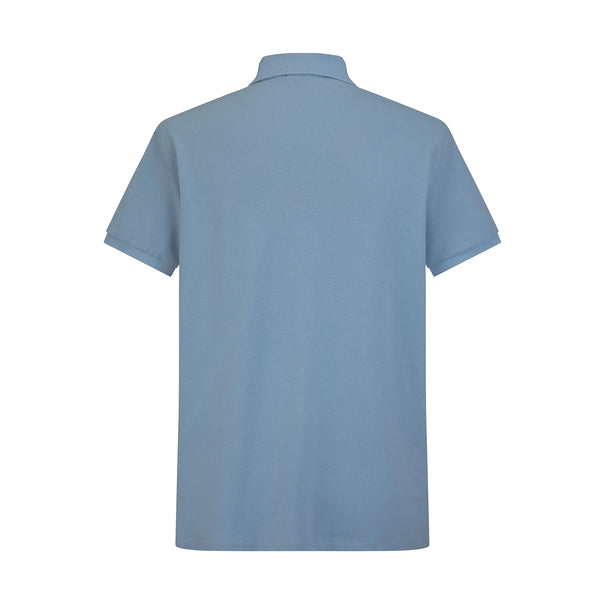Camiseta 58187 Tipo Polo Azul Para Hombre