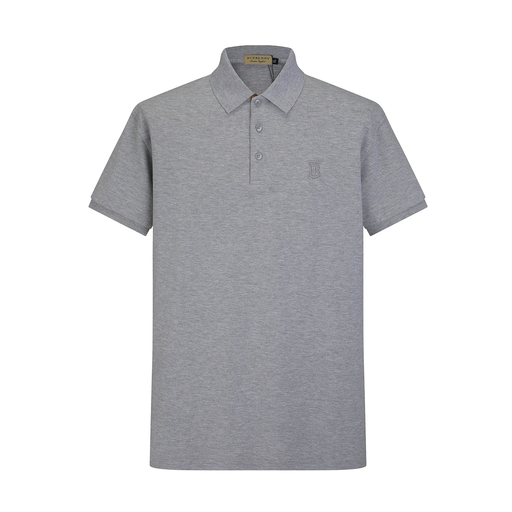 Camiseta 58187 Tipo Polo Gris Para Hombre