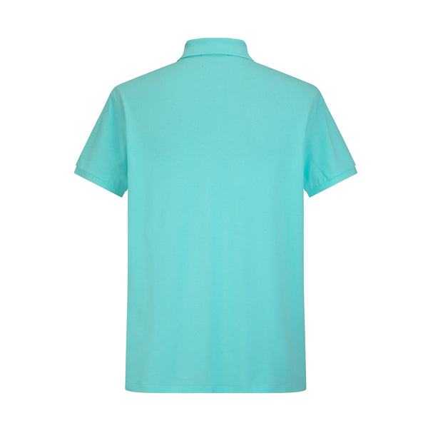 Camiseta 58187 Tipo Polo  Azul Claro Para Hombre
