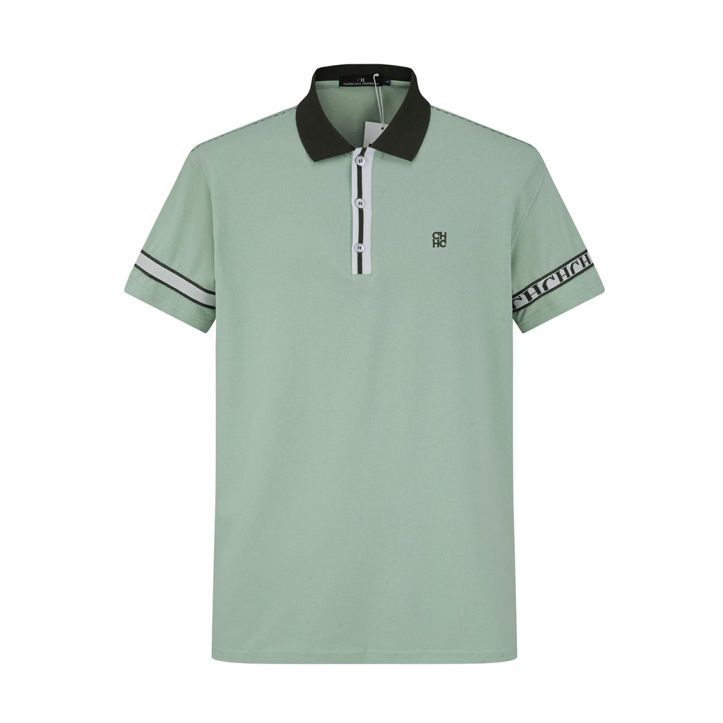 Camiseta 58144 Tipo Polo Verde Claro Para Hombre