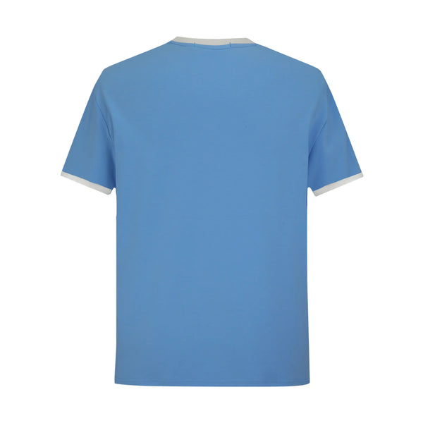 Camiseta 886015 Estampada Azul Para Hombre