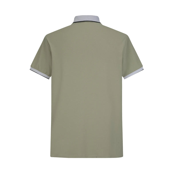 Camiseta 58143 Tipo Polo Verde Tea Para Hombre