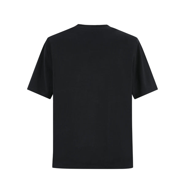 Camiseta 166010 Estampada Negra Para Hombre