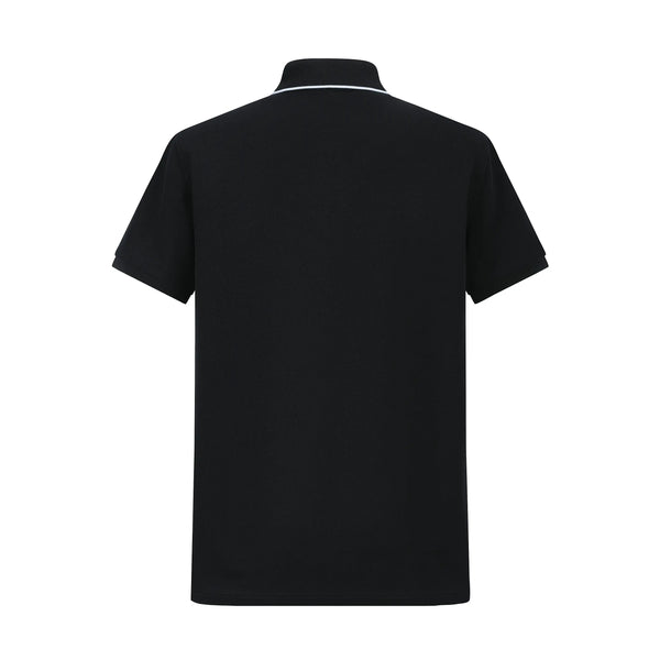 Camiseta 1145-8 Tipo Polo Negro Para hombre