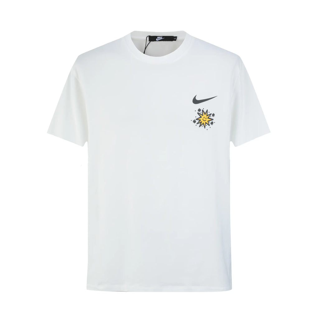 Camiseta 268029  Estampada Blanca Para Hombre