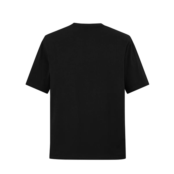 Camiseta 88672 Oversize Negra Para Hombre