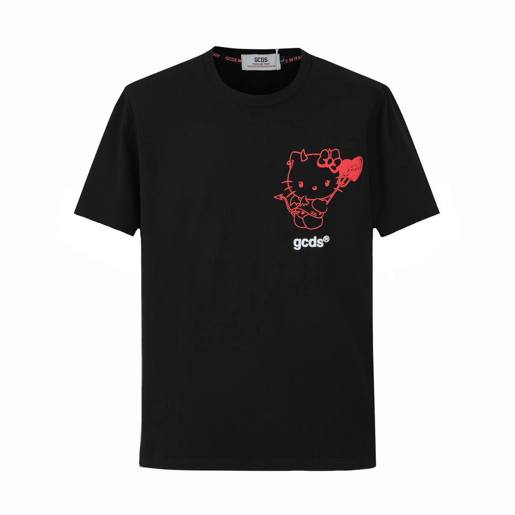 Camiseta 268061 Estampada Negra Para Hombre