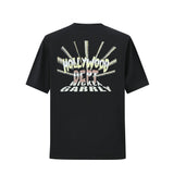 Camiseta 834010  Oversize Negra Para Hombre