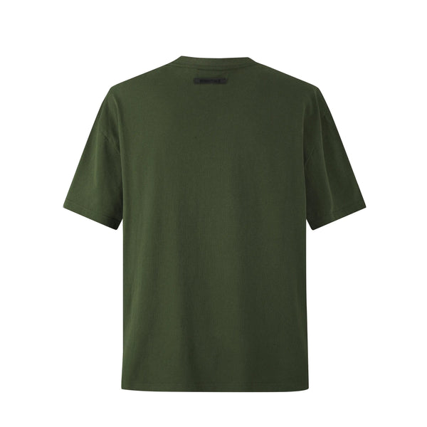 Camiseta 583030 Oversize Pickling Verde Militar Para Hombre