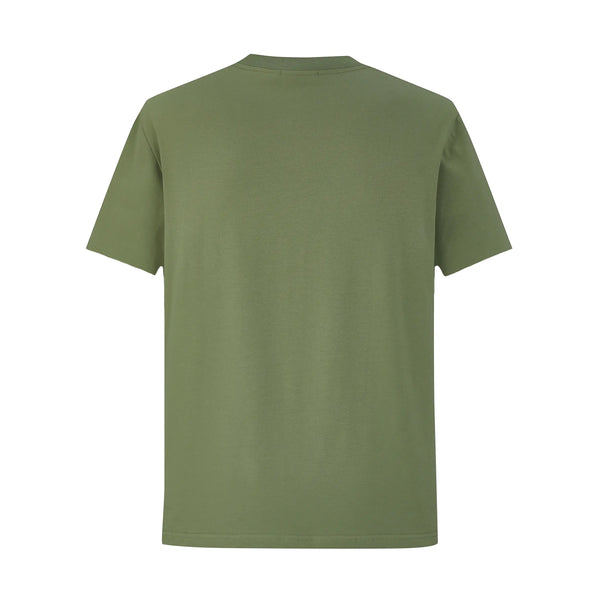 Camiseta 66432 Básica Verde Para Hombre