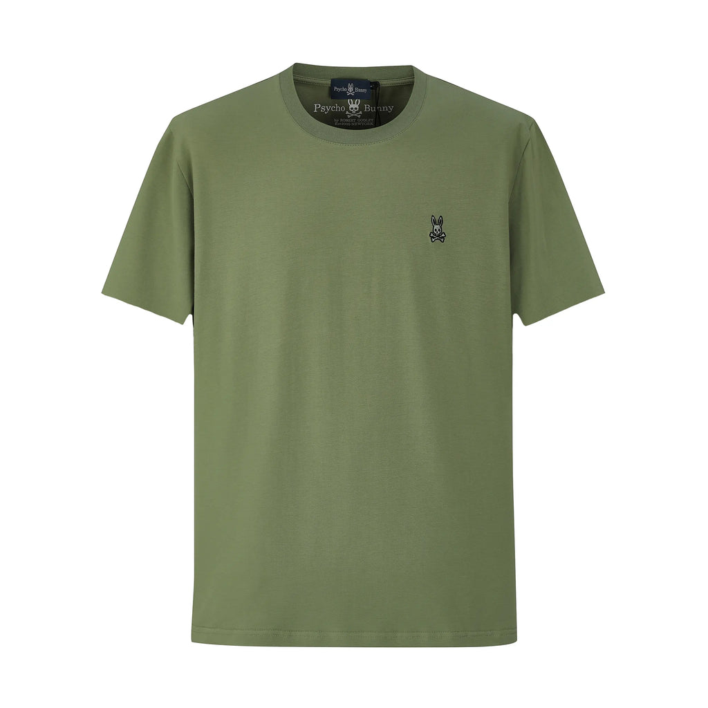 Camiseta 66432 Básica Verde Para Hombre