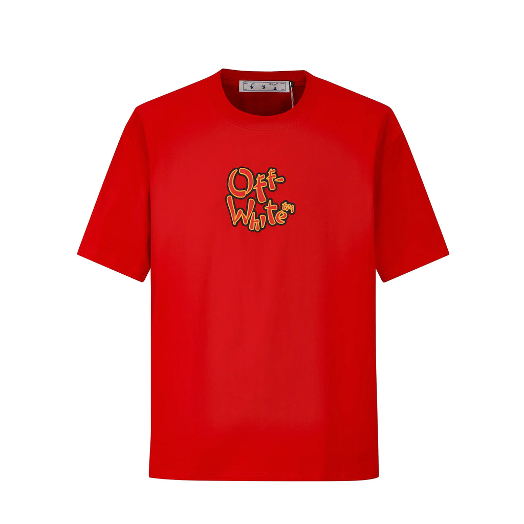 Camiseta 88760 Oversize Roja Para Hombre