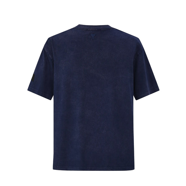 Camiseta 88752 Oversize Azul Oscuro Para Hombre