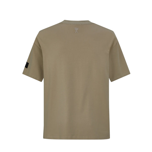 Camiseta 88752 Oversize Verde Grisáceo Para Hombre