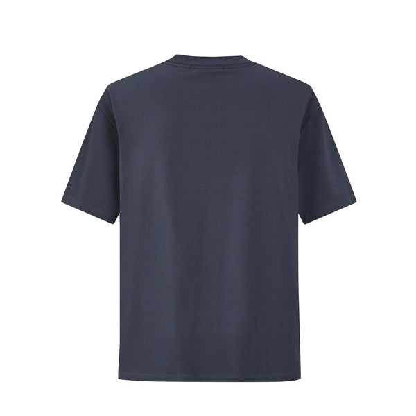 Camiseta 88754 Azul Grisáceo Oversize Para Hombre