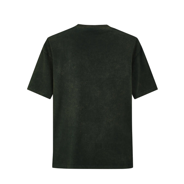 Camiseta 88753 Oversize Verde Oscuro Para Hombre