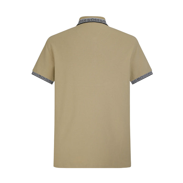 Camiseta 93008 Tipo Polo Sand Para Hombre