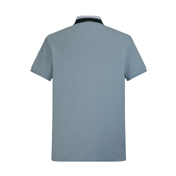 Camiseta 93009 Tipo Polo Azul Claro Para Hombre