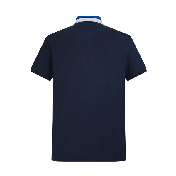 Camiseta 93009 Tipo Polo Azul Oscuro Para Hombre