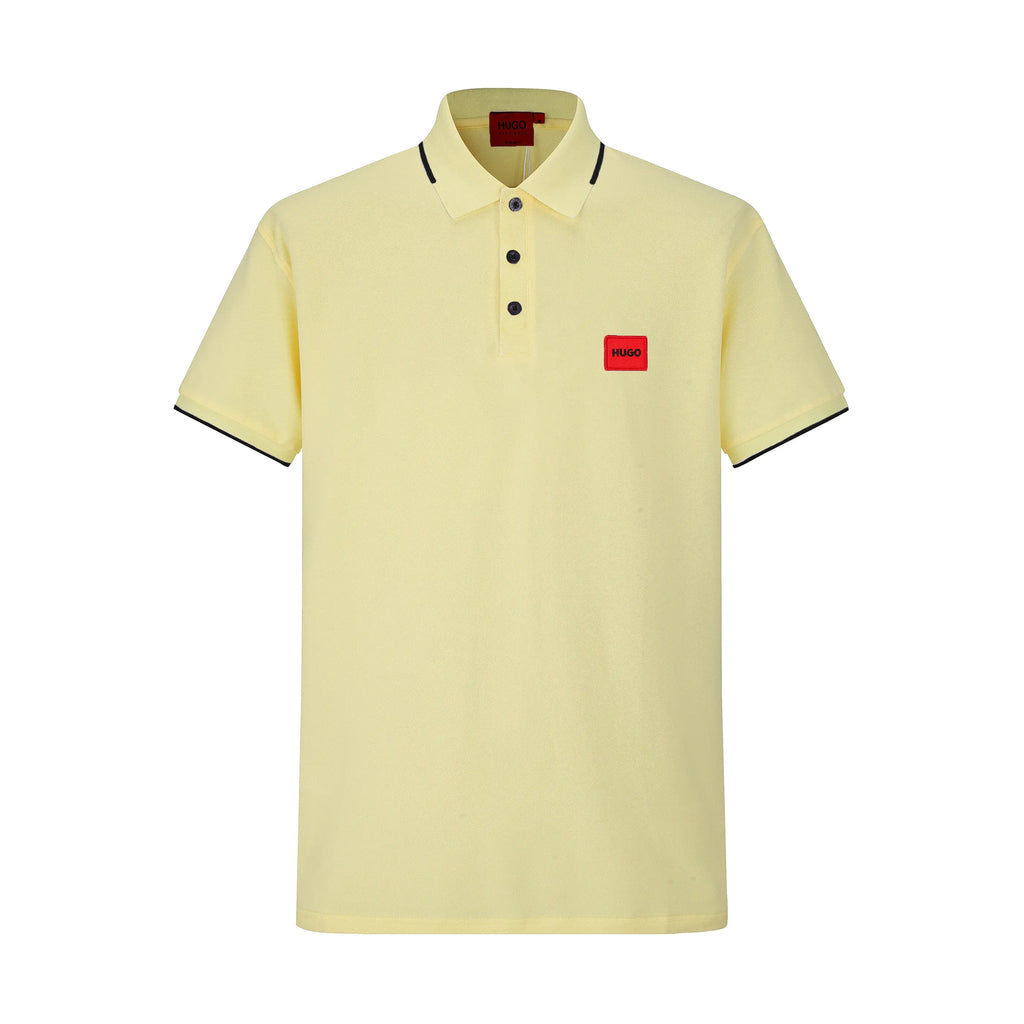 Camiseta 93006 Tipo Polo Amarilla Para Hombre