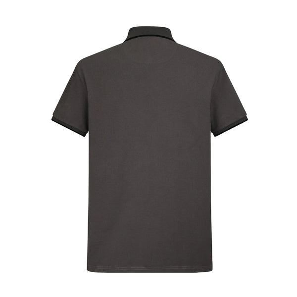 Camiseta 93006 Tipo Polo Gris Para Hombre