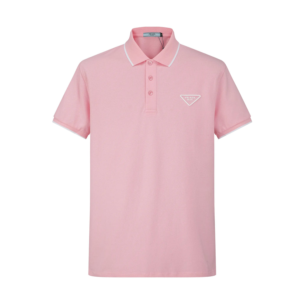 Camiseta 58129 Tipo Polo Rosado Para hombre