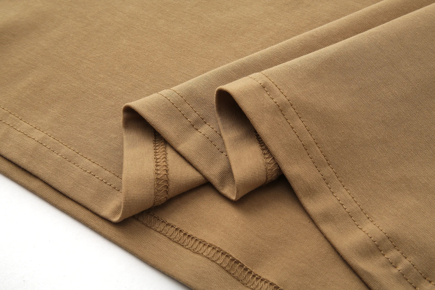 Camiseta 66430 Básica Café Para Hombre