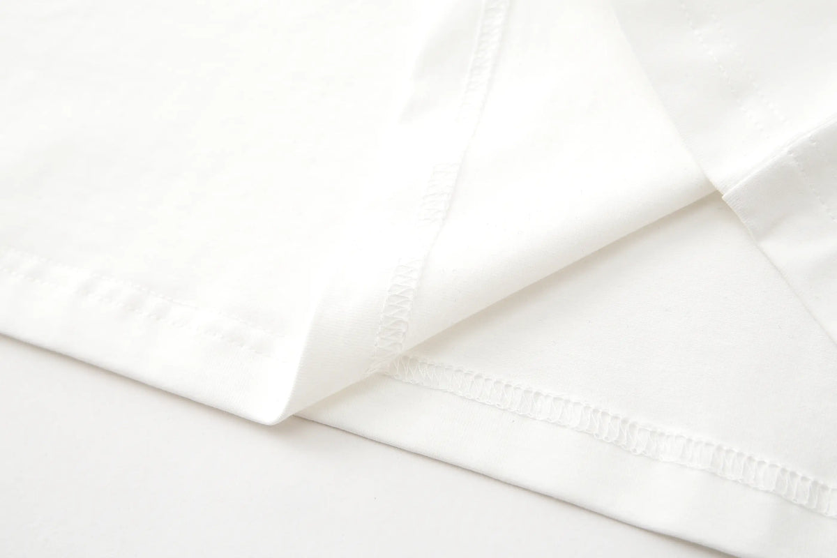 Camiseta 88754 Oversize Blanca Para Hombre