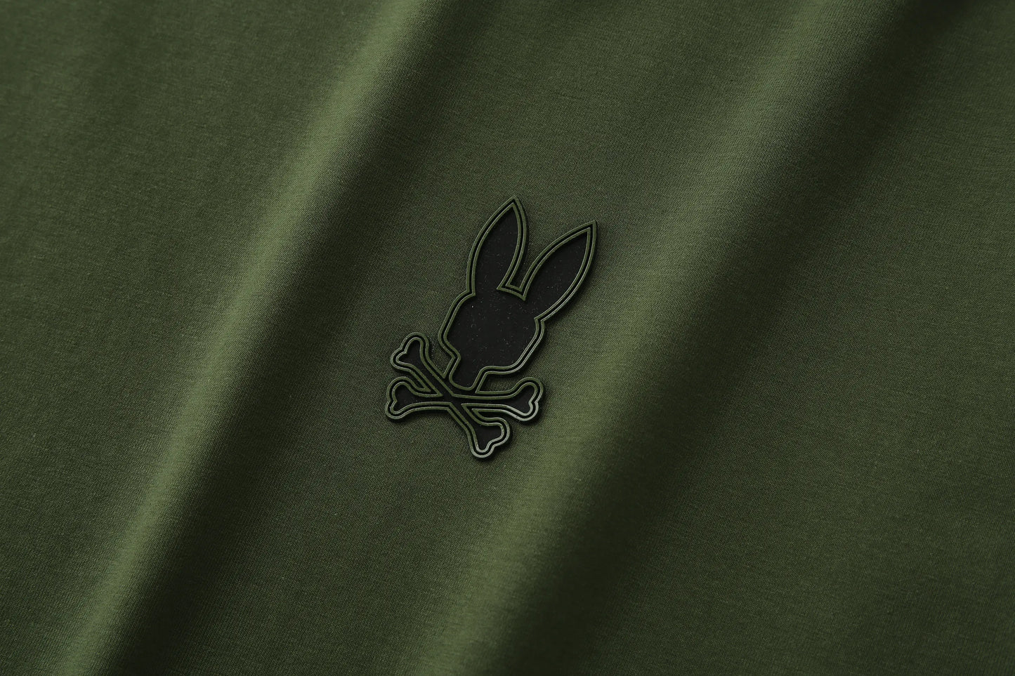 Camiseta 66632 Básica Verde Oscuro Para Hombre