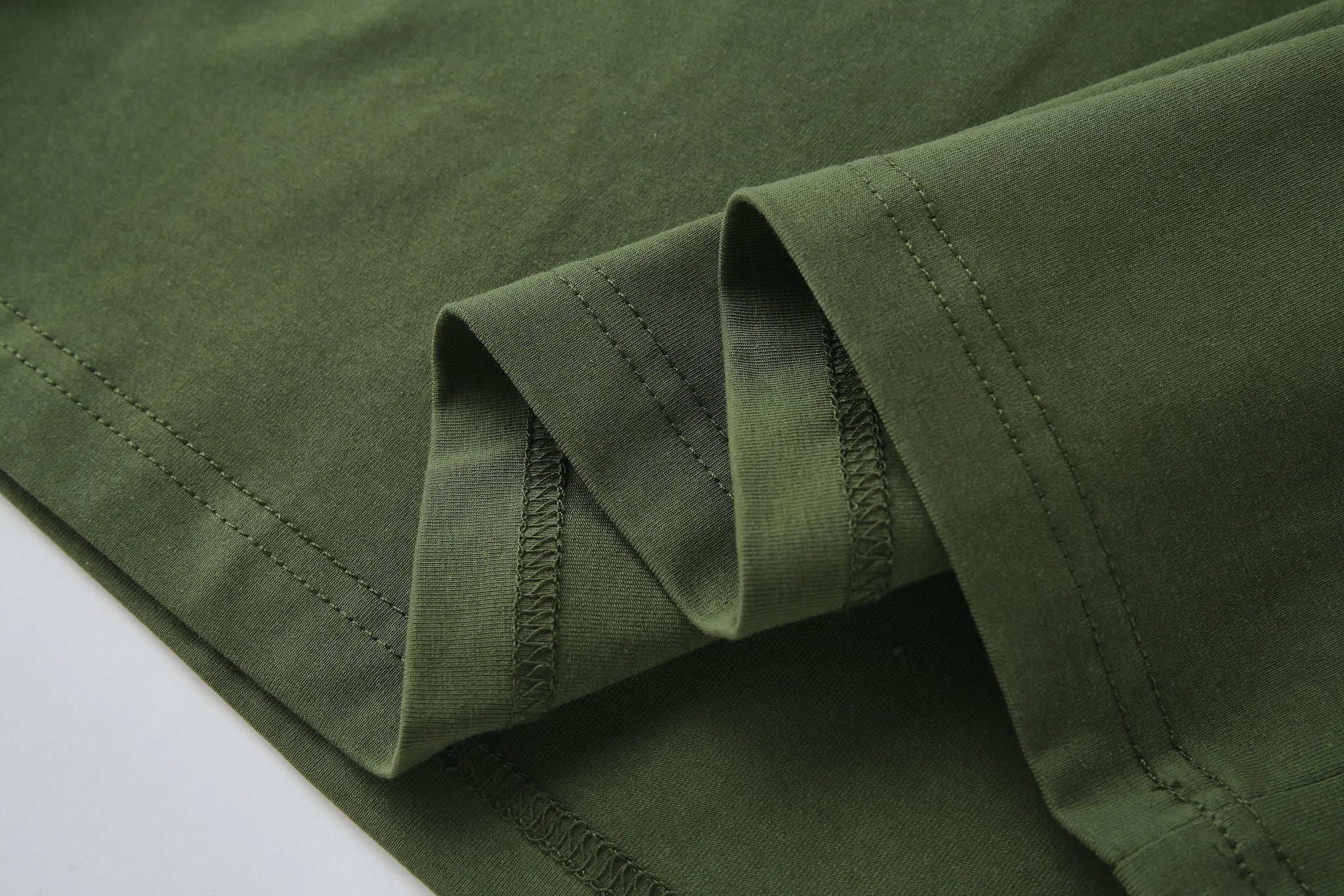 Camiseta 66632 Básica Verde Oscuro Para Hombre