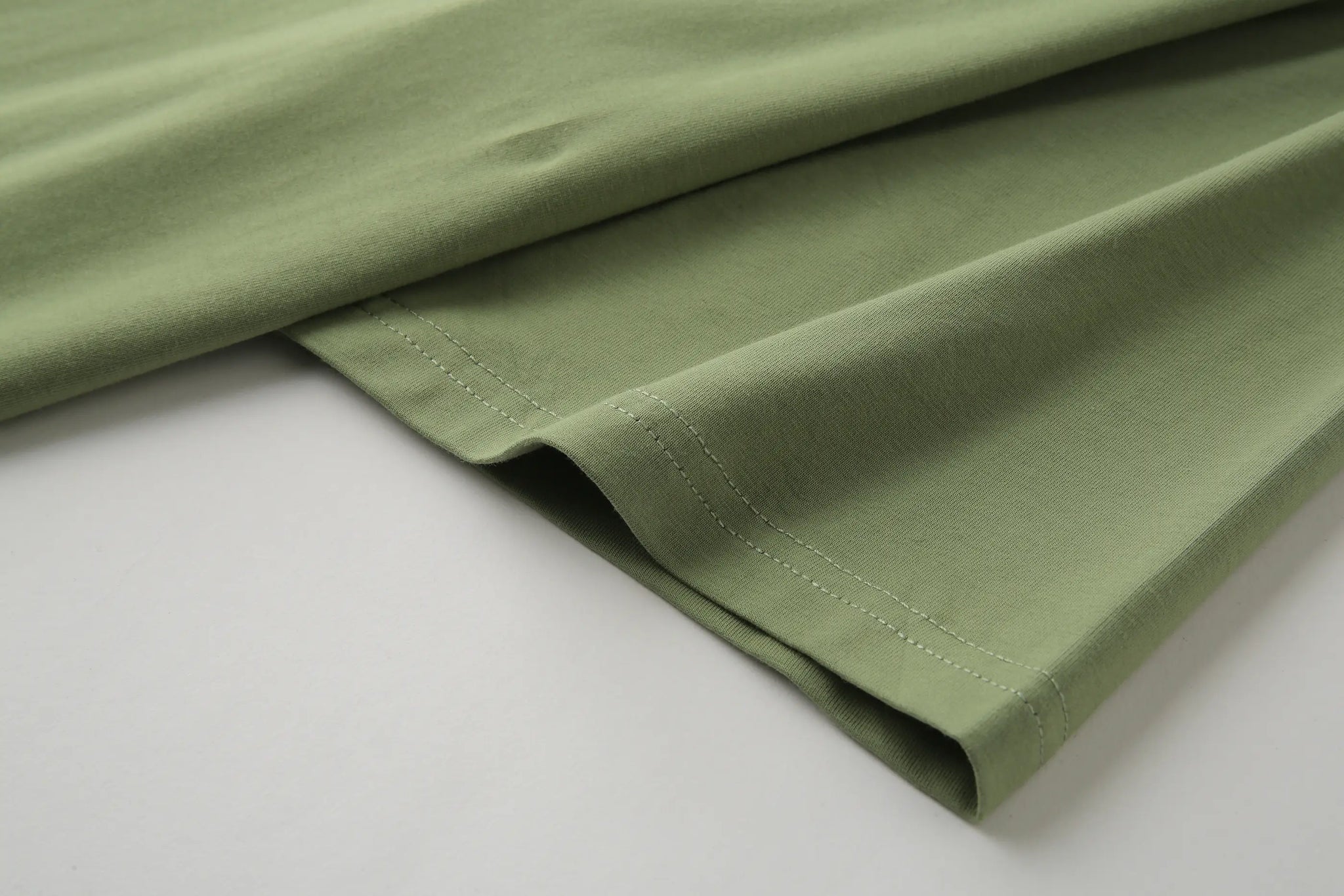 Camiseta B66002 Básica Verde Para Hombre