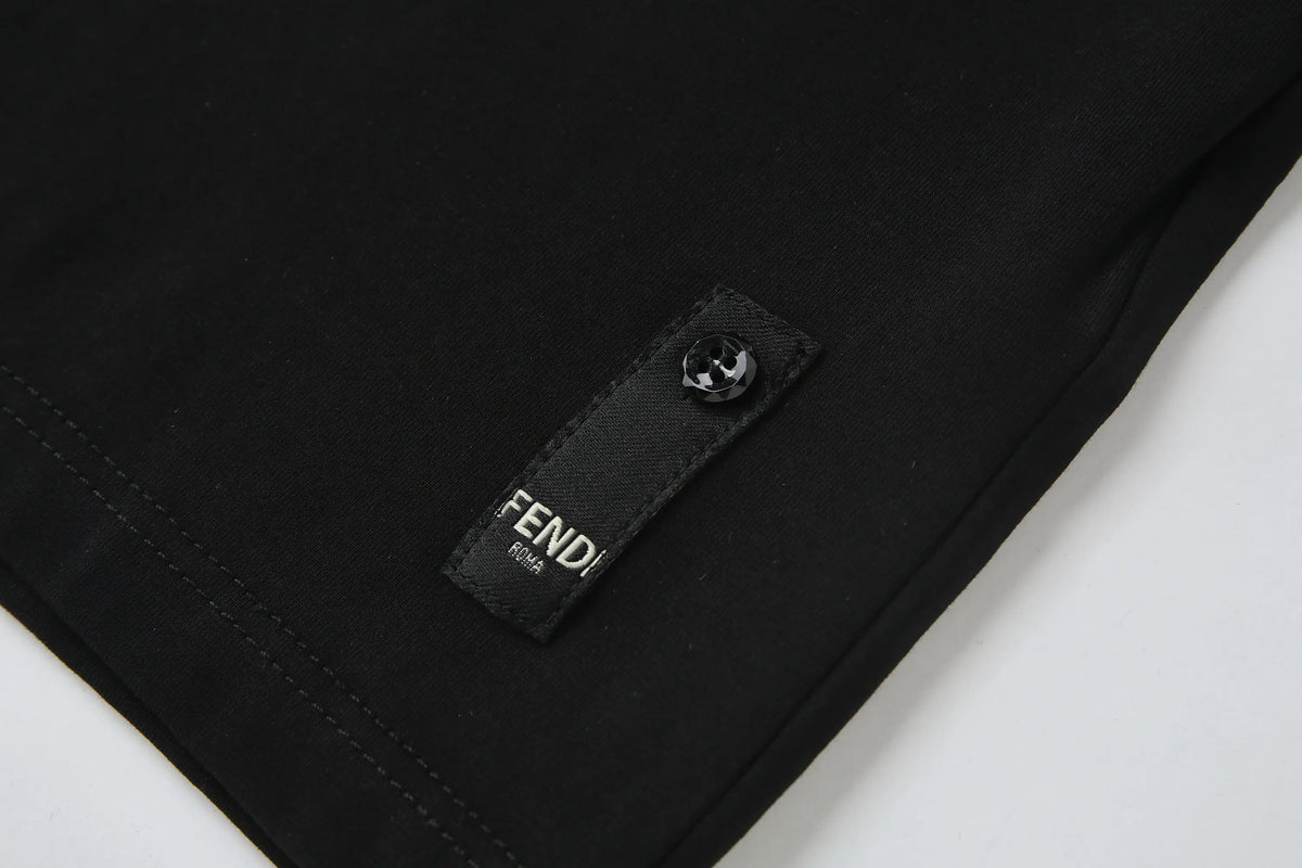 Camiseta 166075 Estampada Negra Para Hombre