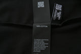 Camiseta 834010  Oversize Negra Para Hombre