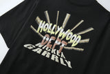 Camiseta 834010  Oversize Negra Para Hombre