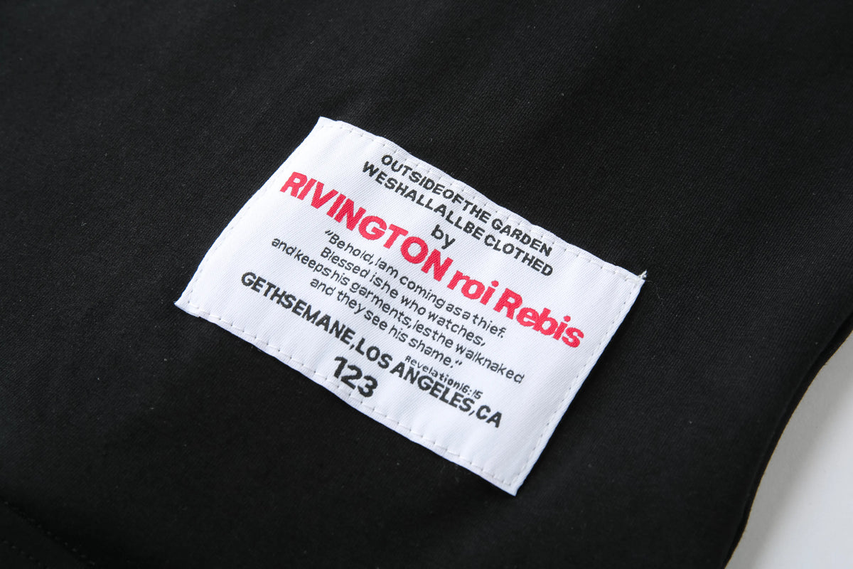 Camiseta 88627 Oversize Negra Para Hombre