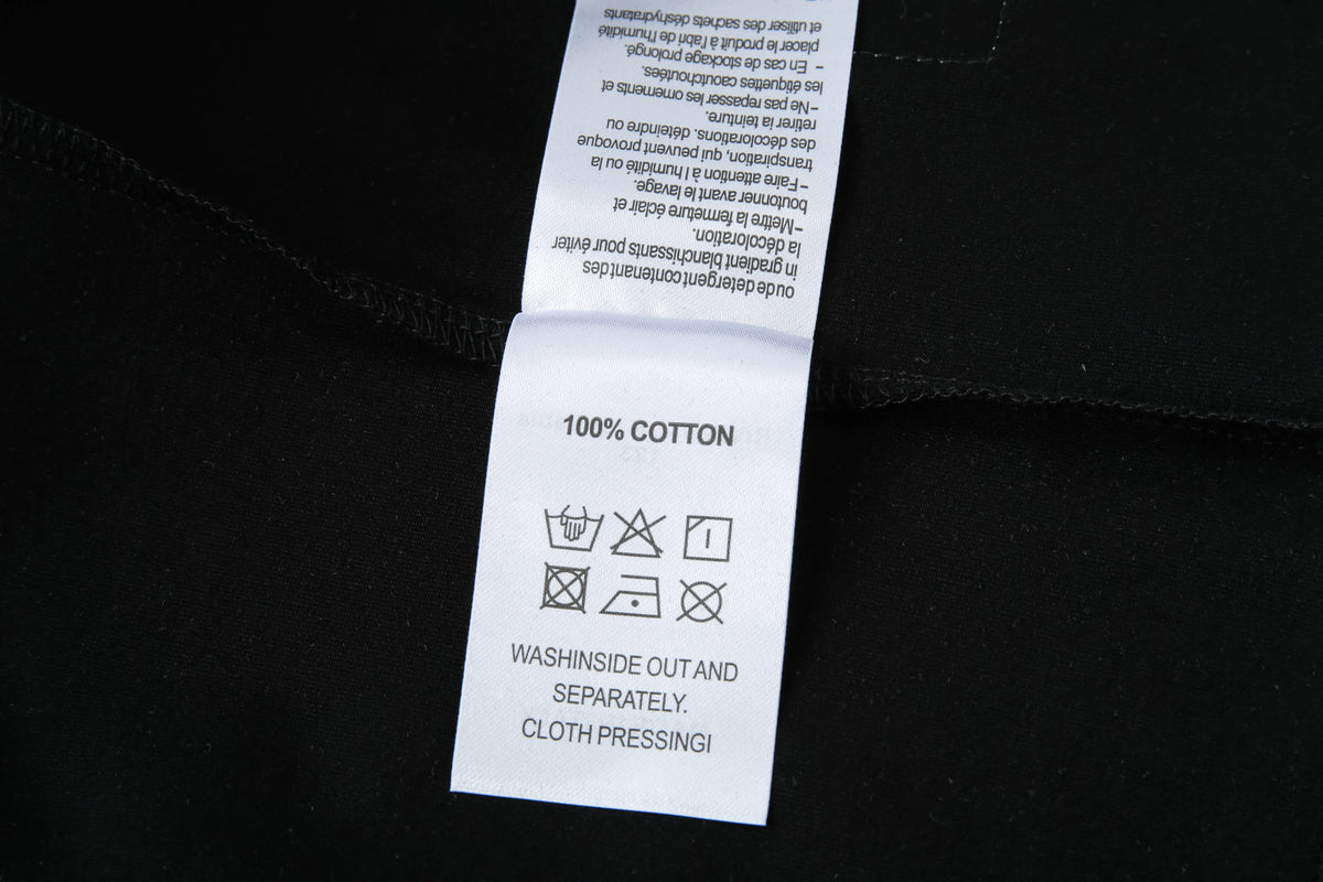 Camiseta 88627 Oversize Negra Para Hombre