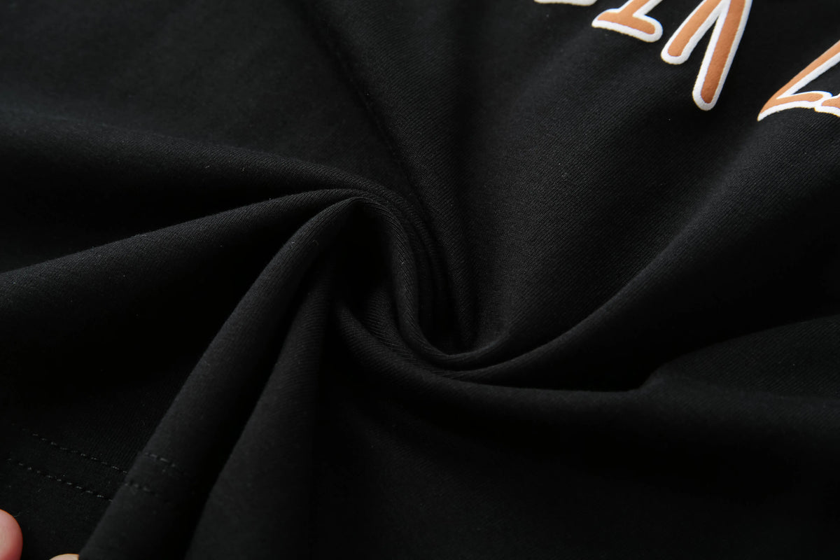 Camiseta 88627 Oversize Negra Para Hombre