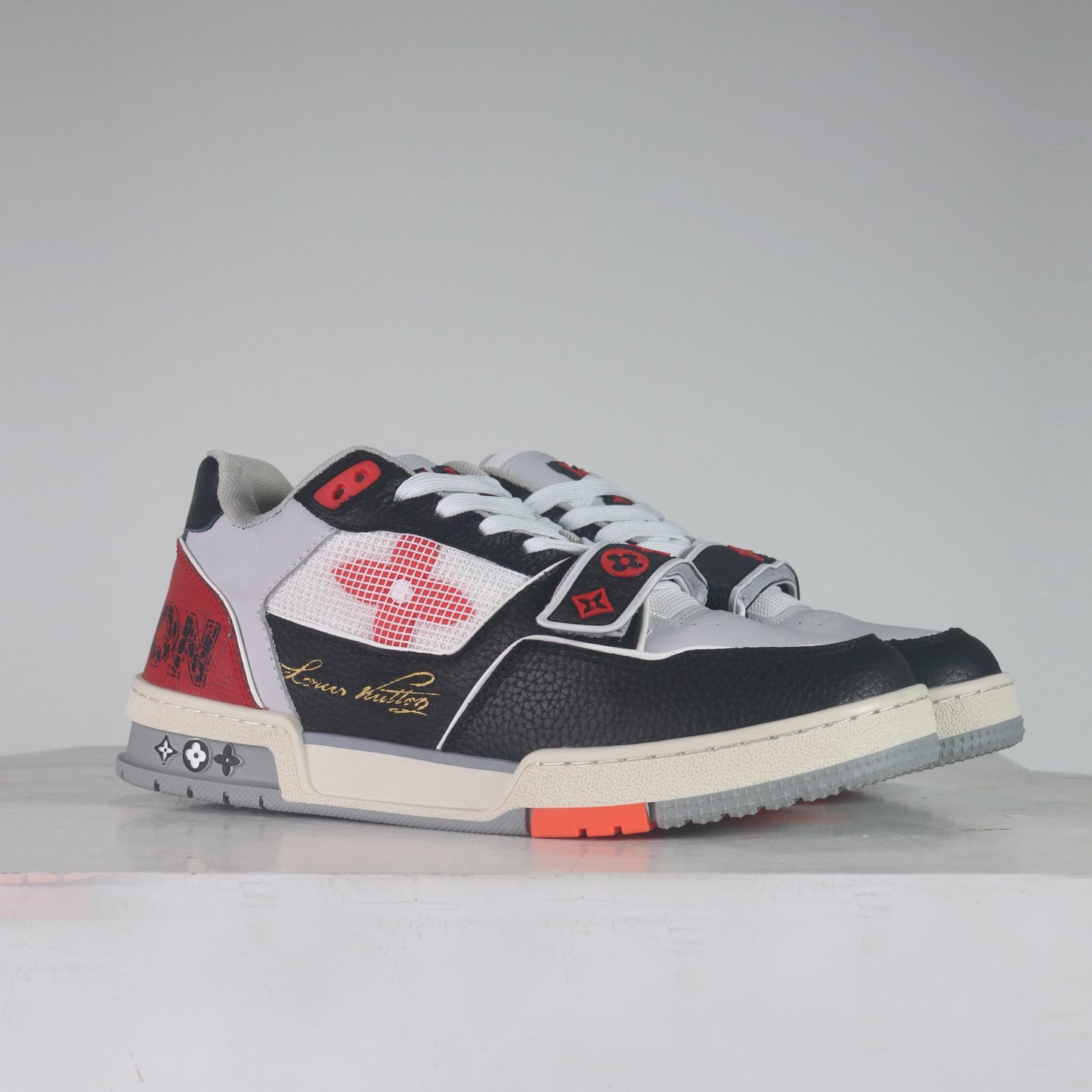 Sneakers LV Trainer Black/Red
