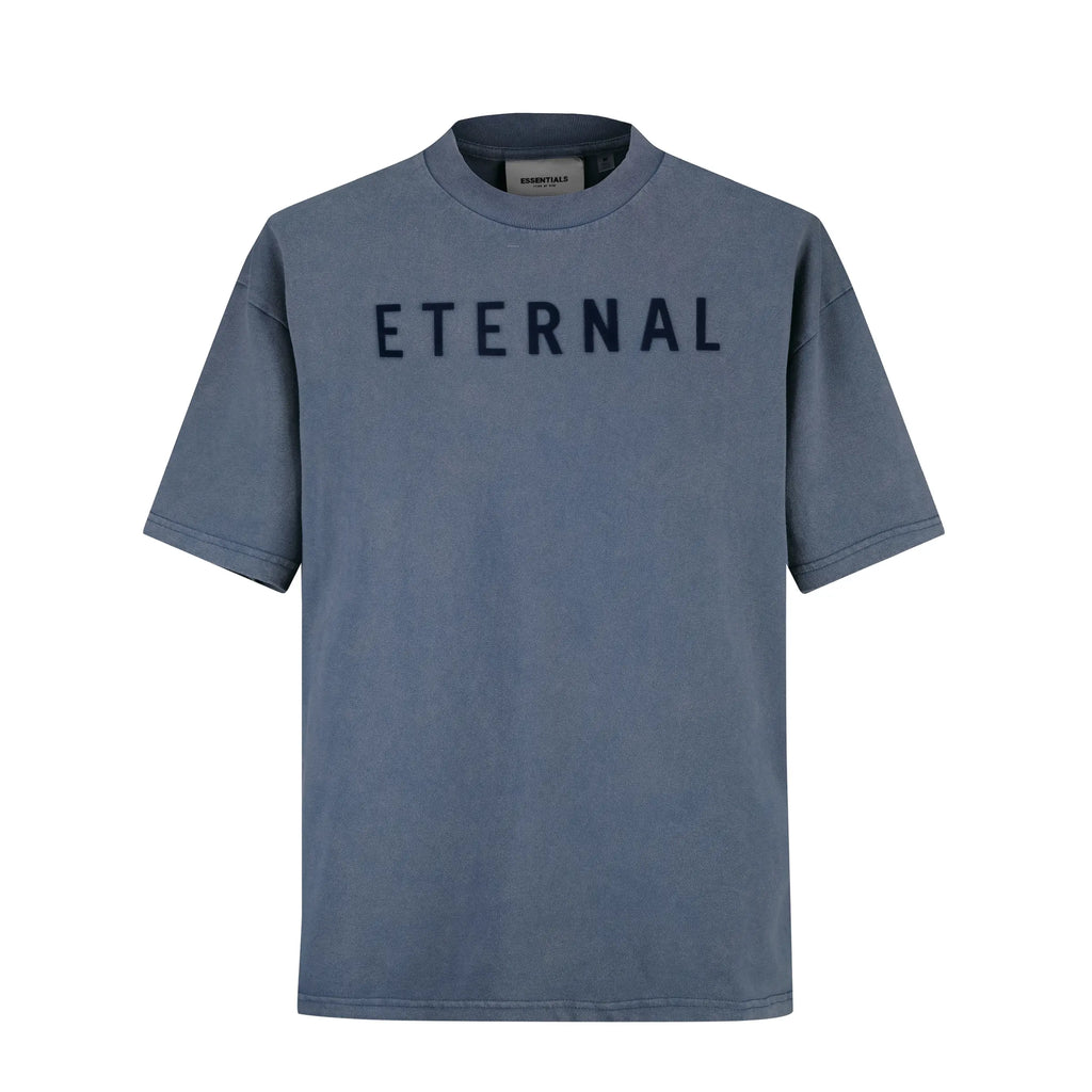 Camiseta 583031 Oversize Azul Gris Para Hombre