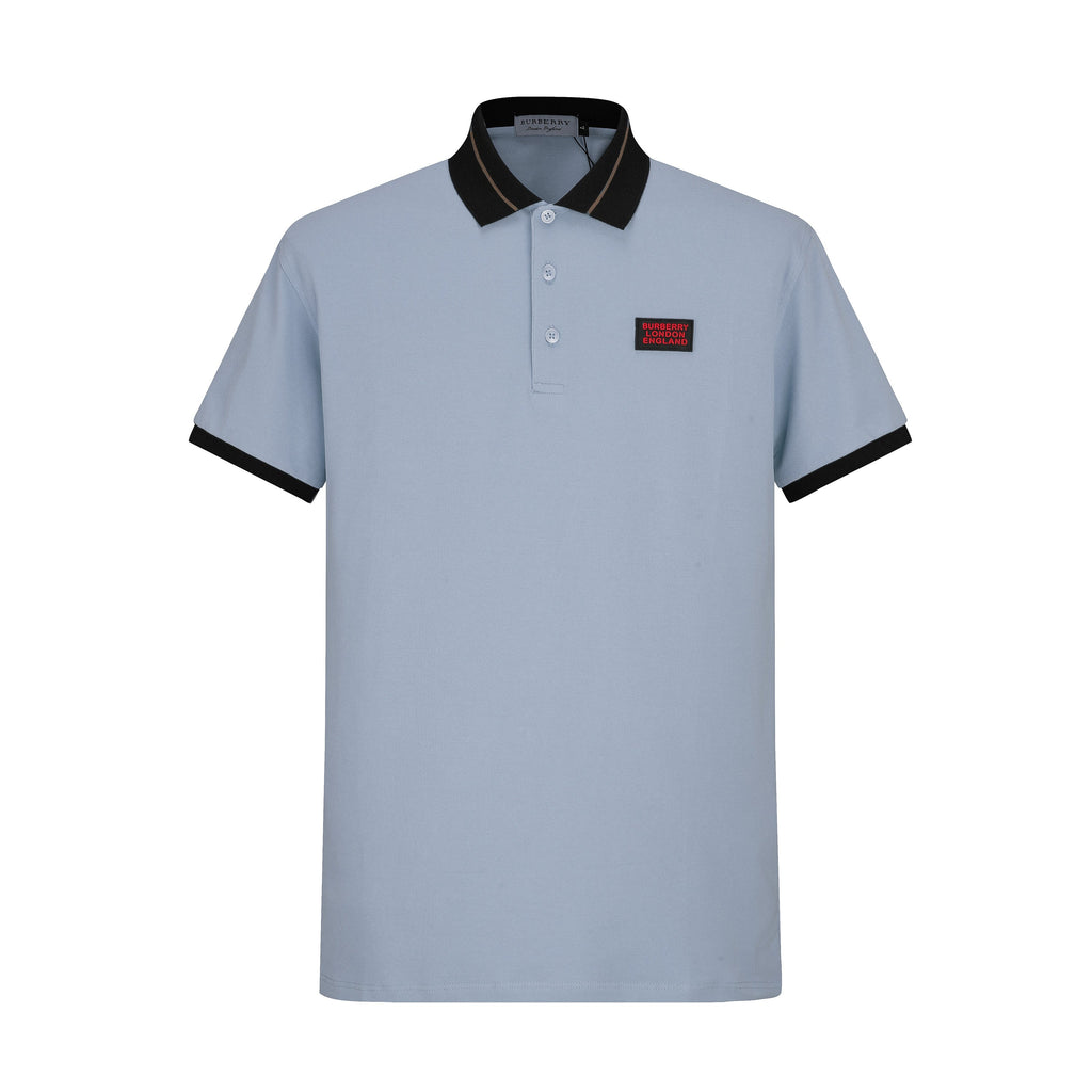 Camiseta 58204 Tipo Polo Azul Para Hombre