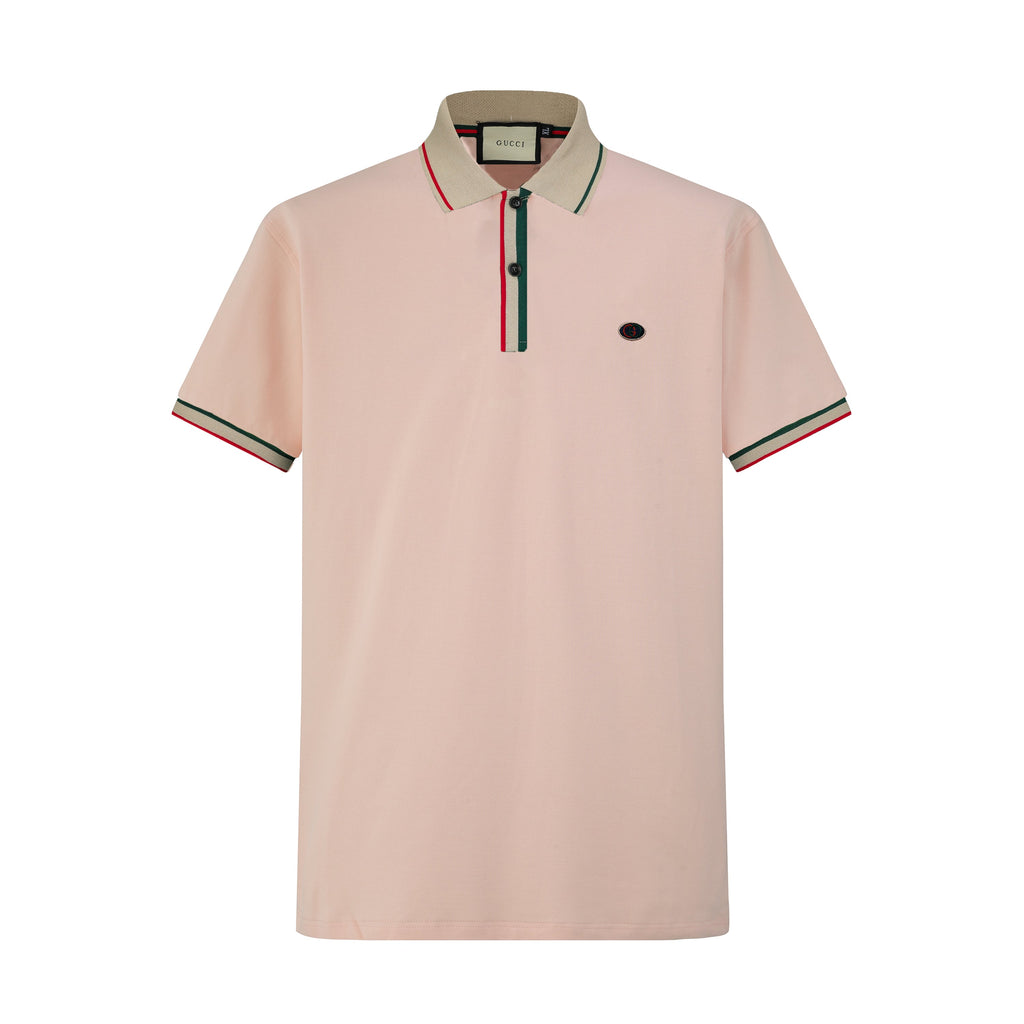 Camiseta 58198 Tipo Polo Rosa Para Hombre