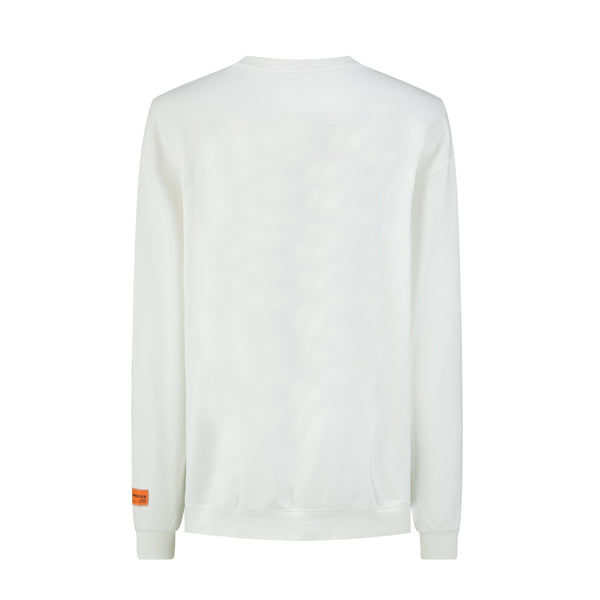 Buzo Oversize 568037 Blanco Cuello Redondo Para Hombres