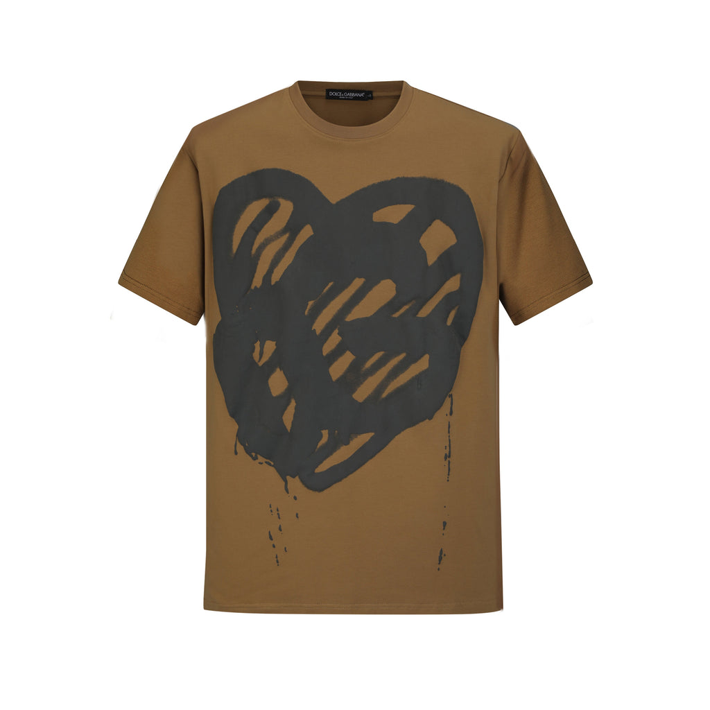 Camiseta 886003 Estampada Brown Para Hombre