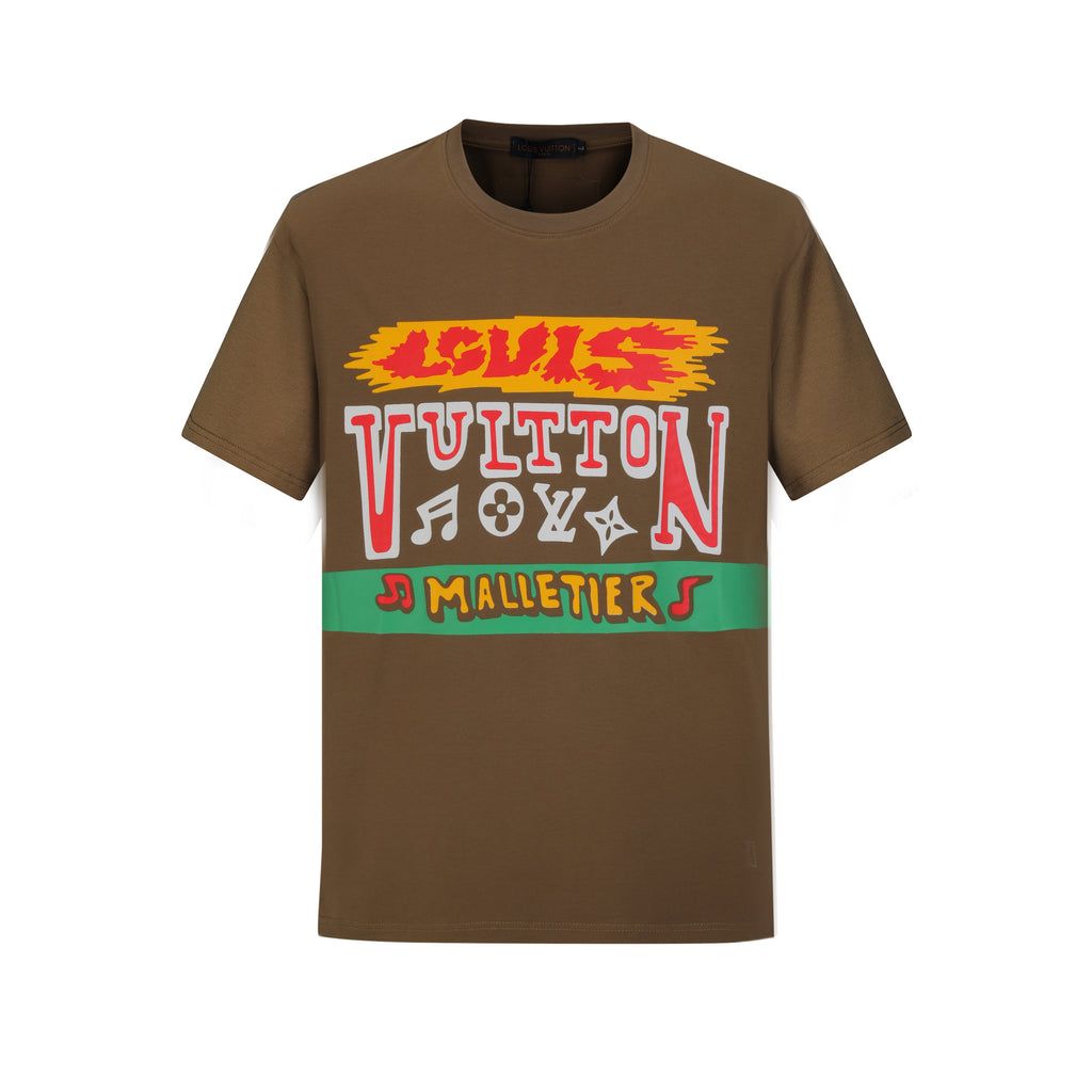 Camiseta 886007 Estampada Brown Para Hombre