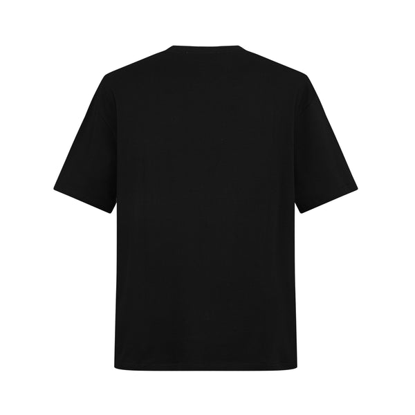Camiseta 88099A Oversize Negra Para Hombre
