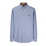 Camisa 50012 Azul Claro Manga Larga para Hombre