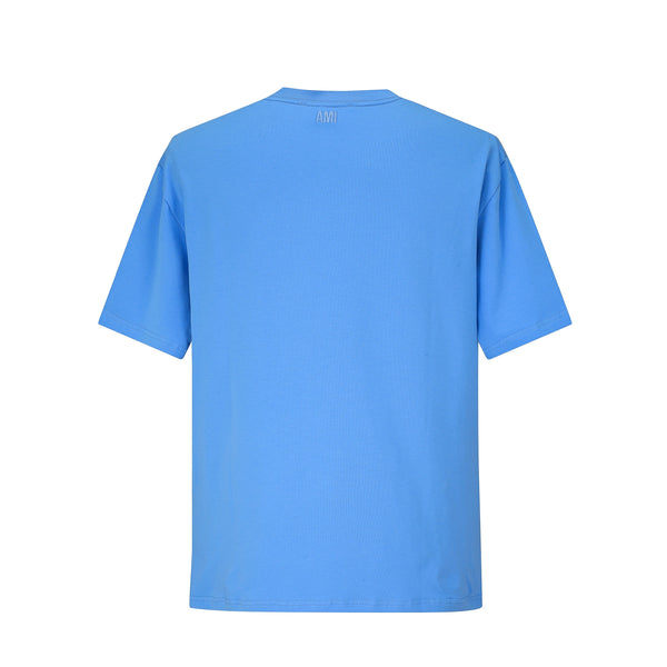 Camiseta 88050 Oversize Basica Azul Para Hombre