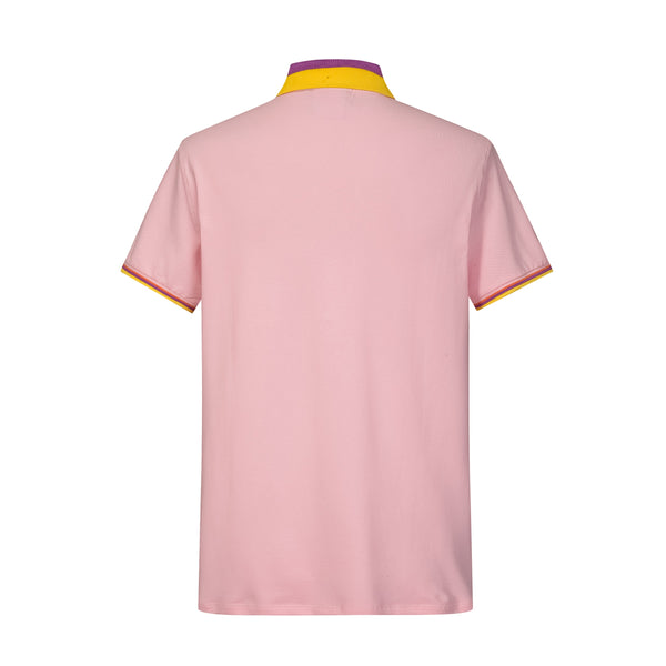 Camiseta 58032 Tipo Polo Rosa Para hombre